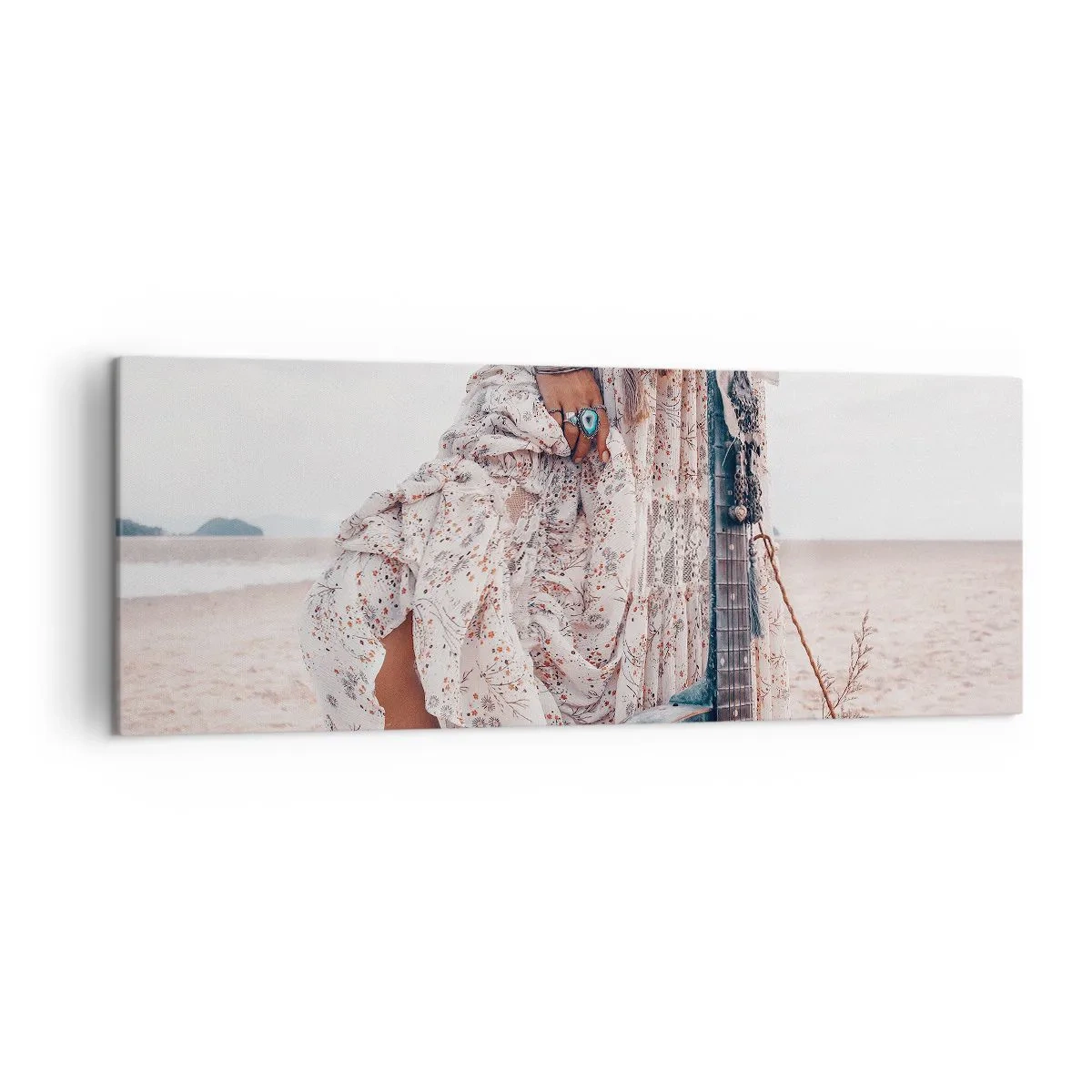 Tablou pe pânză - Hippie pe drum - 140x50 cm