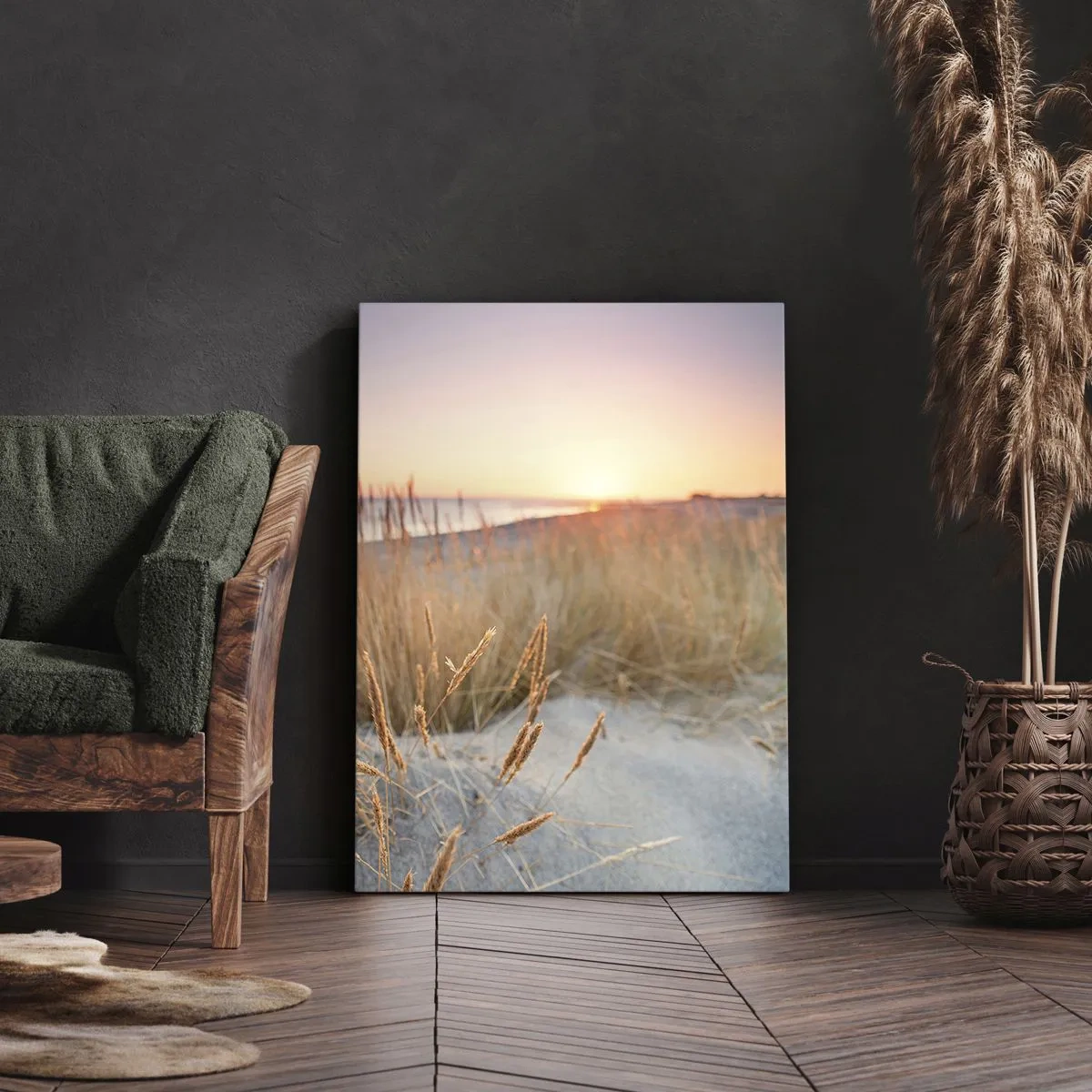 Tablou pe pânză - Cântec de leagăn baltic - 55x100 cm