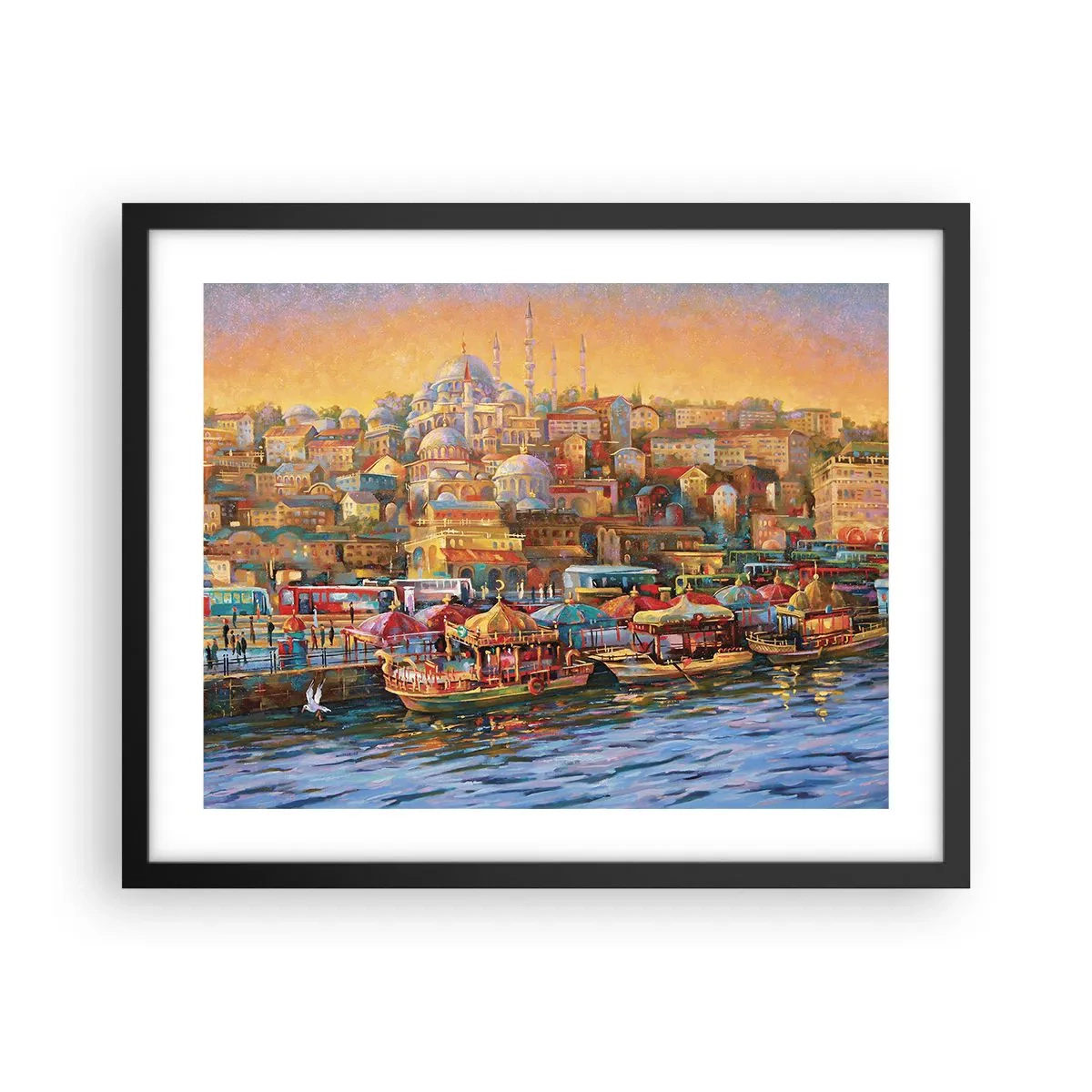 Poster în ramă neagră - O poveste din Istanbul - 50x40 cm