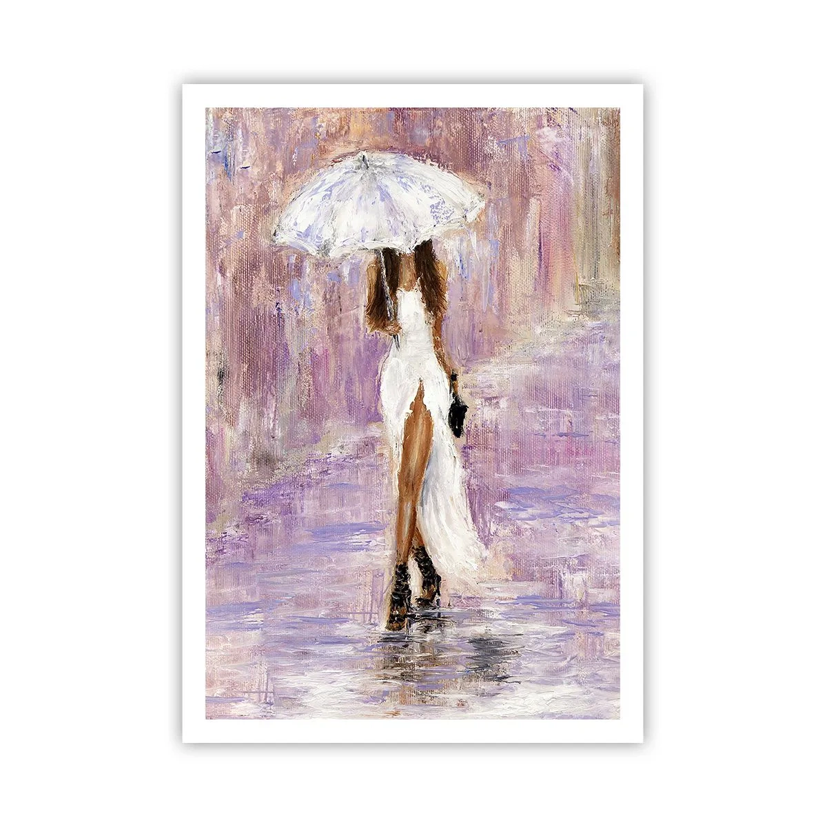 Poster - În ploaia de liliac - 70x100 cm