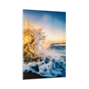 Tablou pe sticlă - Joc în nisip - 80x120 cm