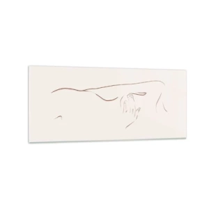 Tablou pe sticlă - Forma dorinței - 120x50 cm