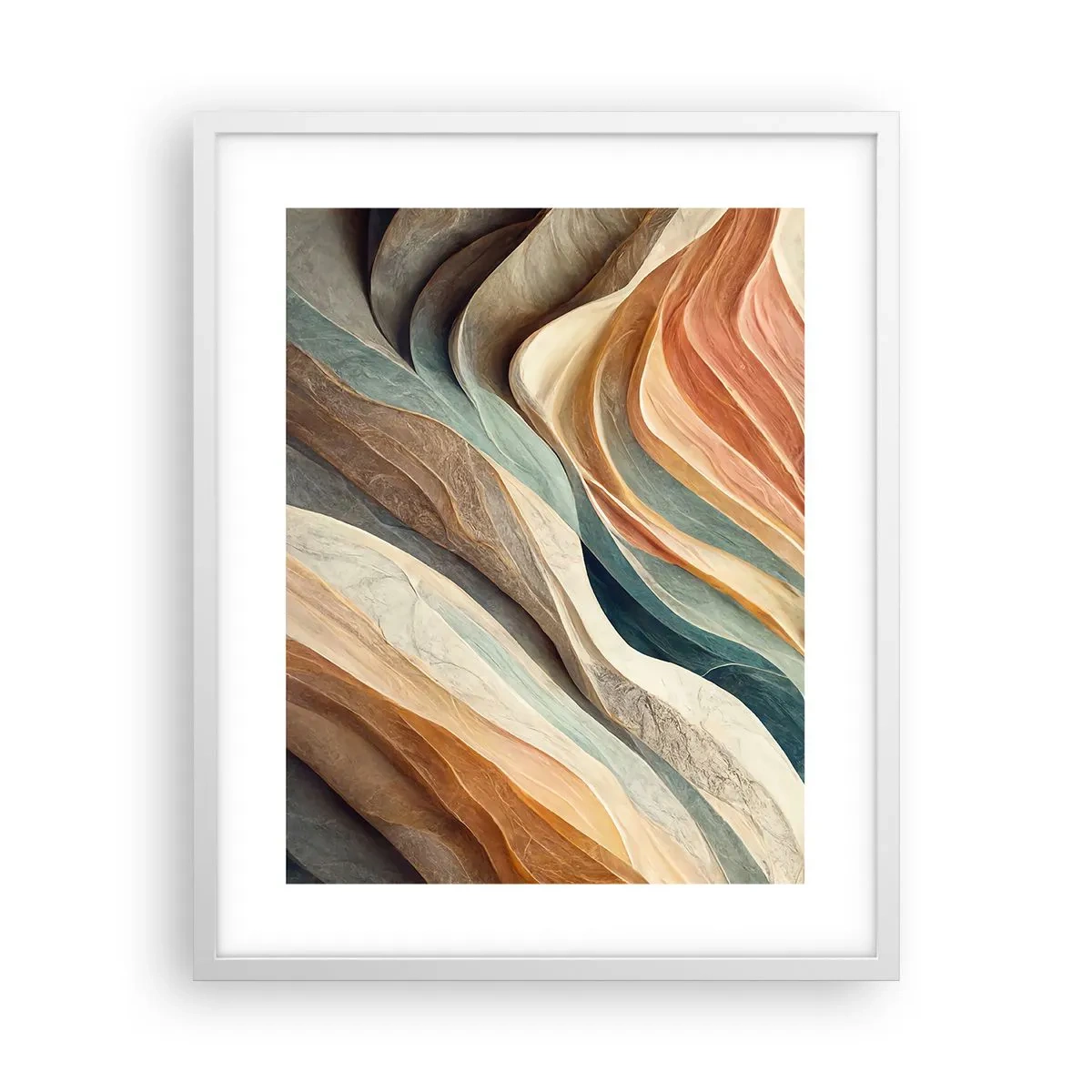 Poster în ramă albă - Momentul dinaintea schimbării - 40x50 cm