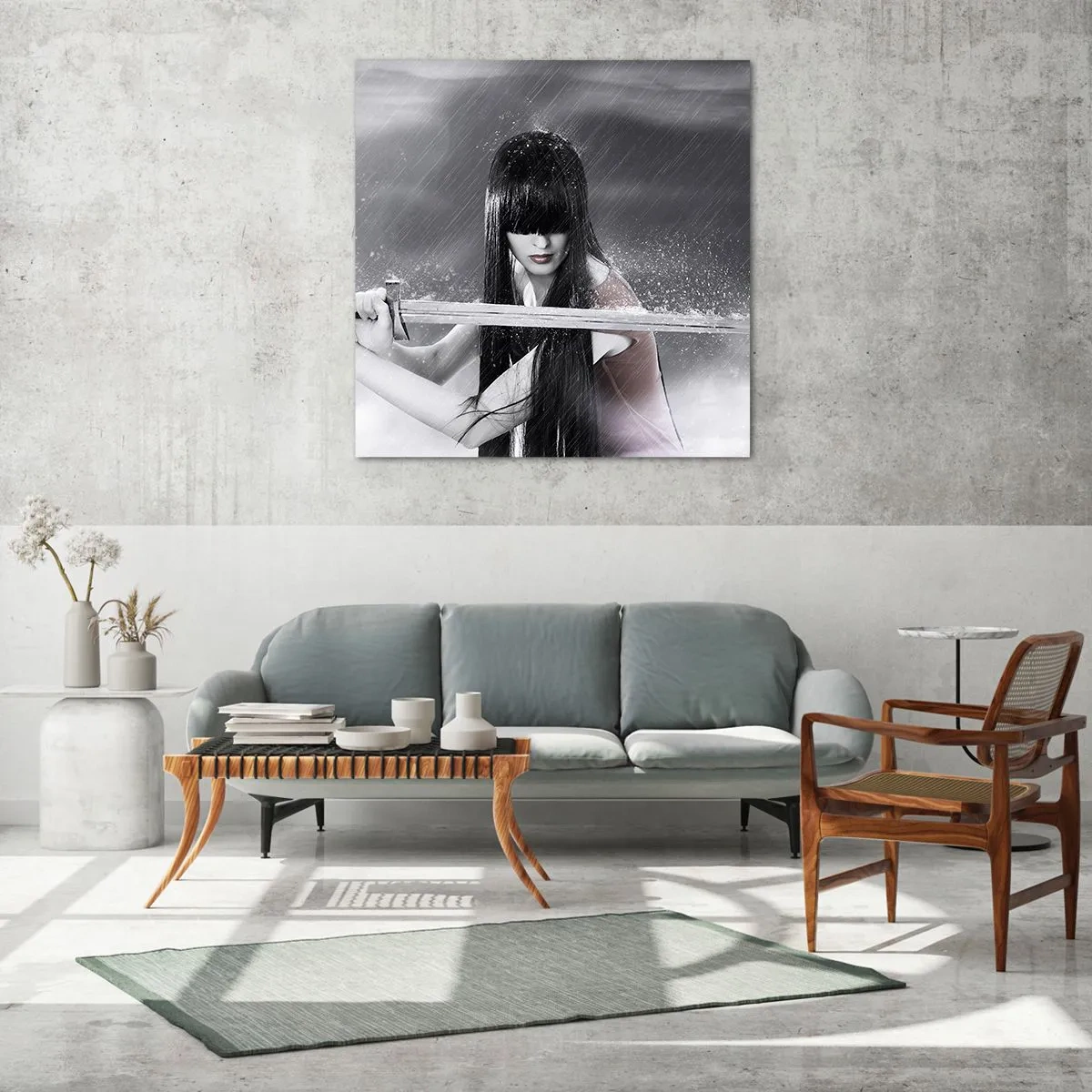 Tablou pe sticlă - Frumoasă și periculoasă - 40x40 cm