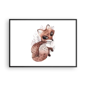 Poster în ramă neagră - Doar iubire - 100x70 cm