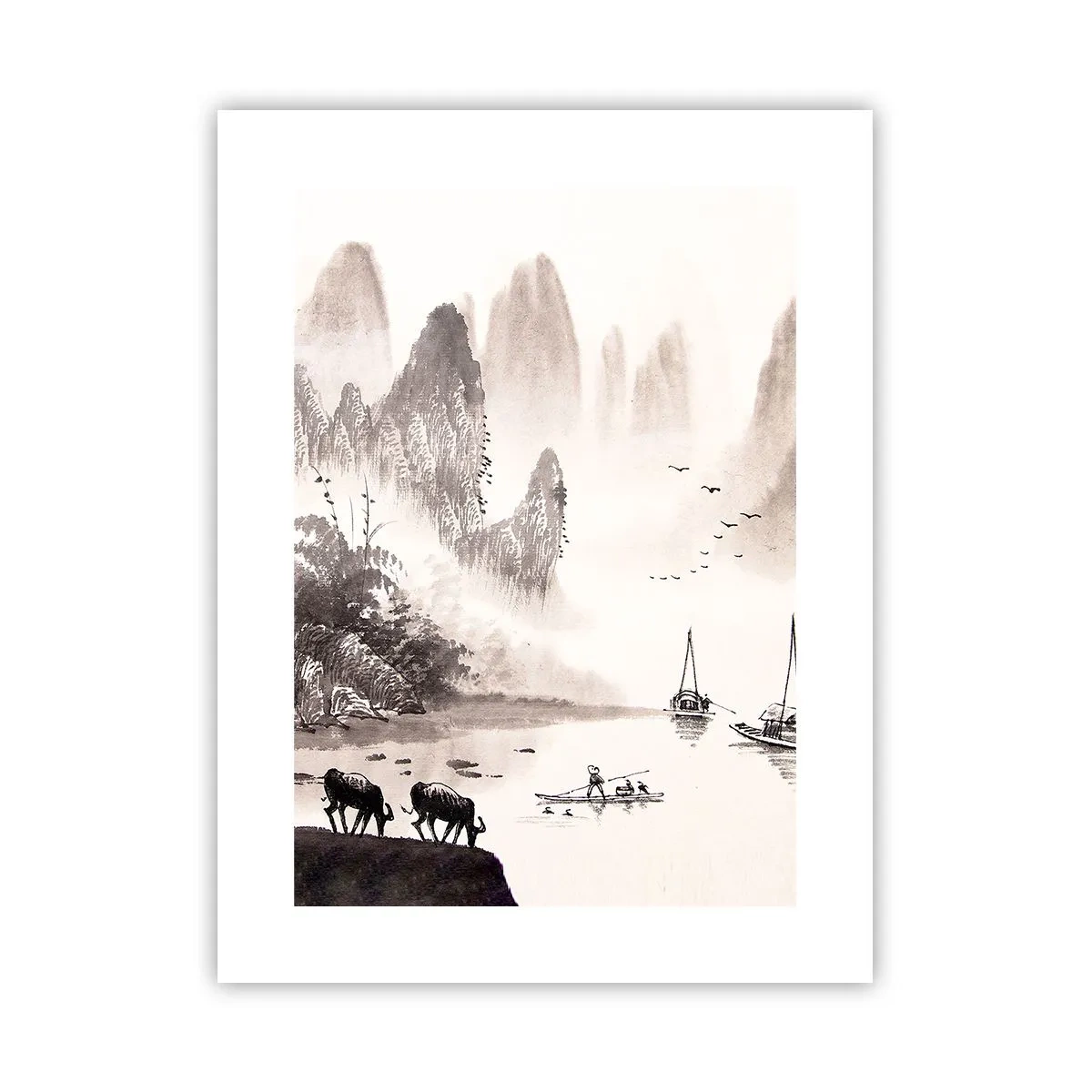 Poster - Viața exotică de zi cu zi a Estului - 30x40 cm