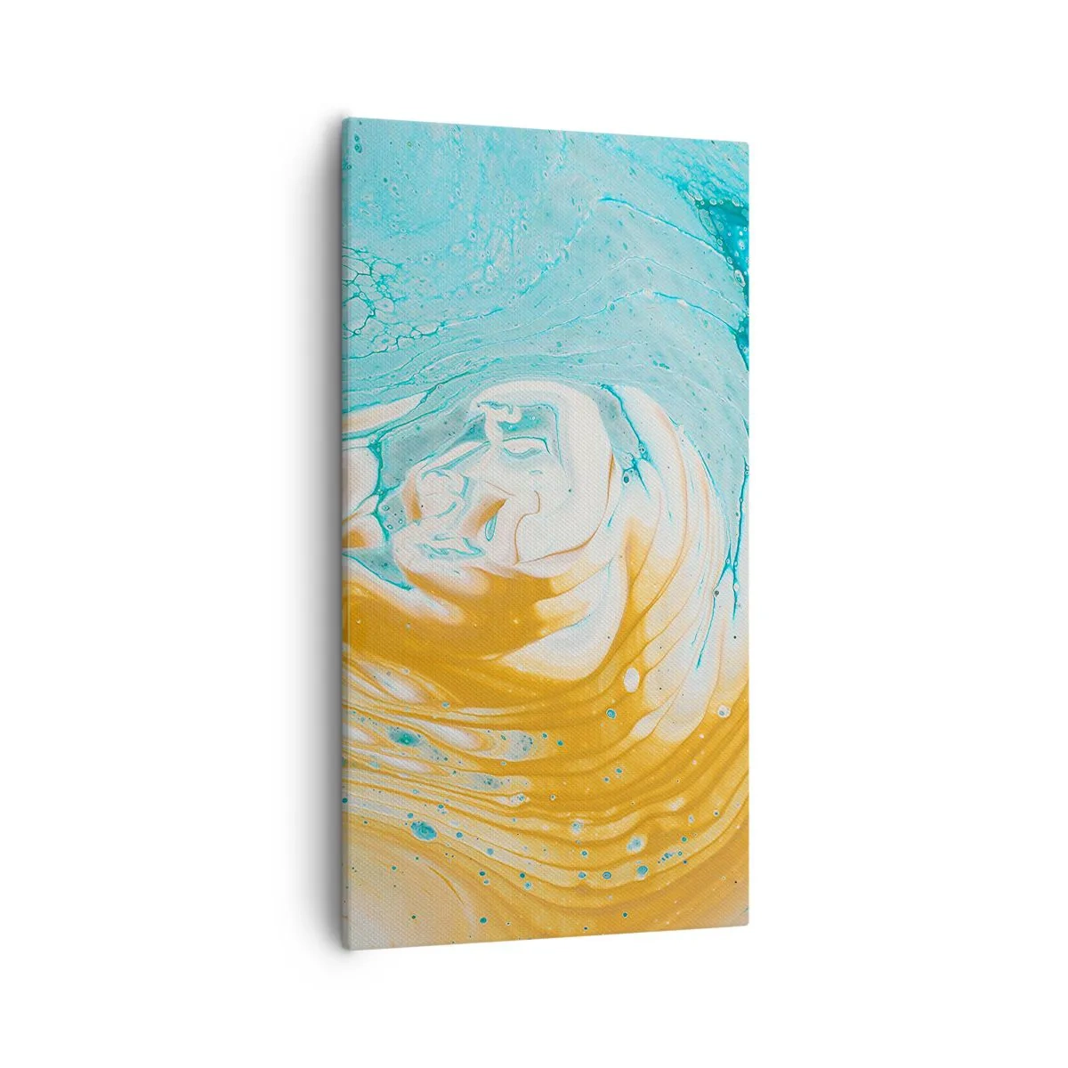 Tablou pe pânză - Vârtej de pastel - 55x100 cm