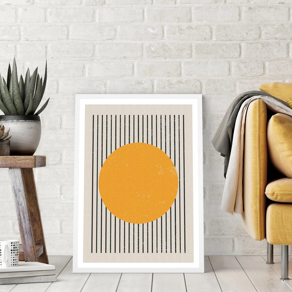 Poster în ramă albă - Puterea simplității - 50x70 cm