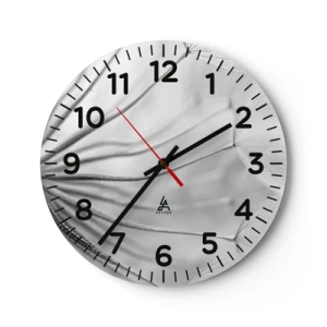 Ceas de perete - Ceas pe sticlă - Suflarea zmeilor - 30x30 cm