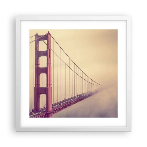 Poster în ramă albă - Între cer și pământ - 40x40 cm