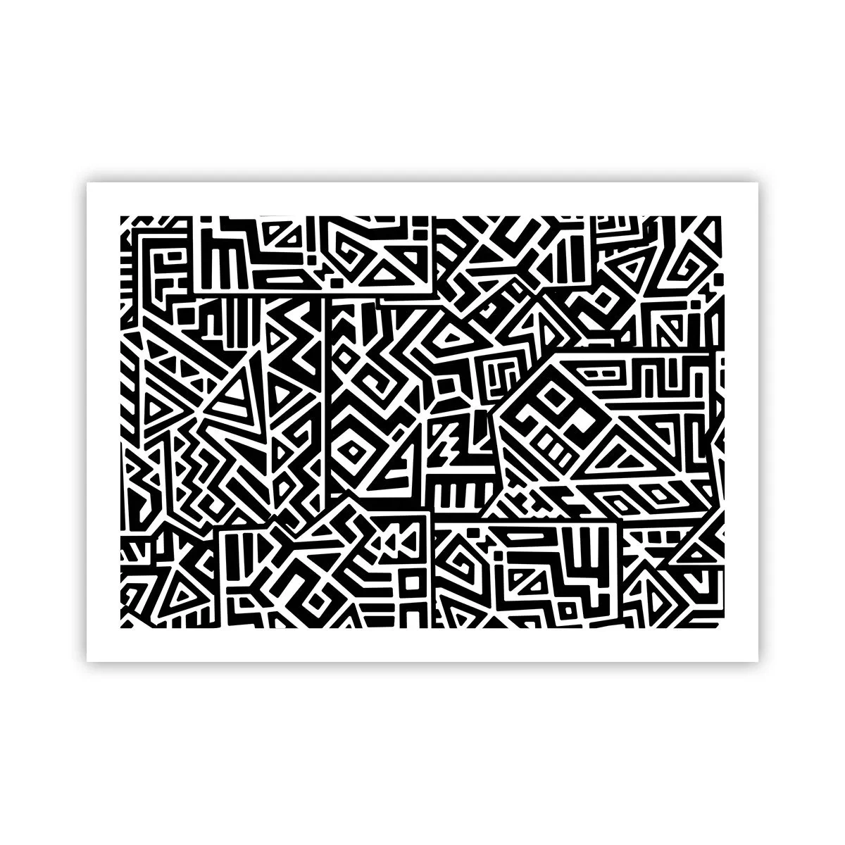 Poster - Compoziție precolumbiană - 70x50 cm