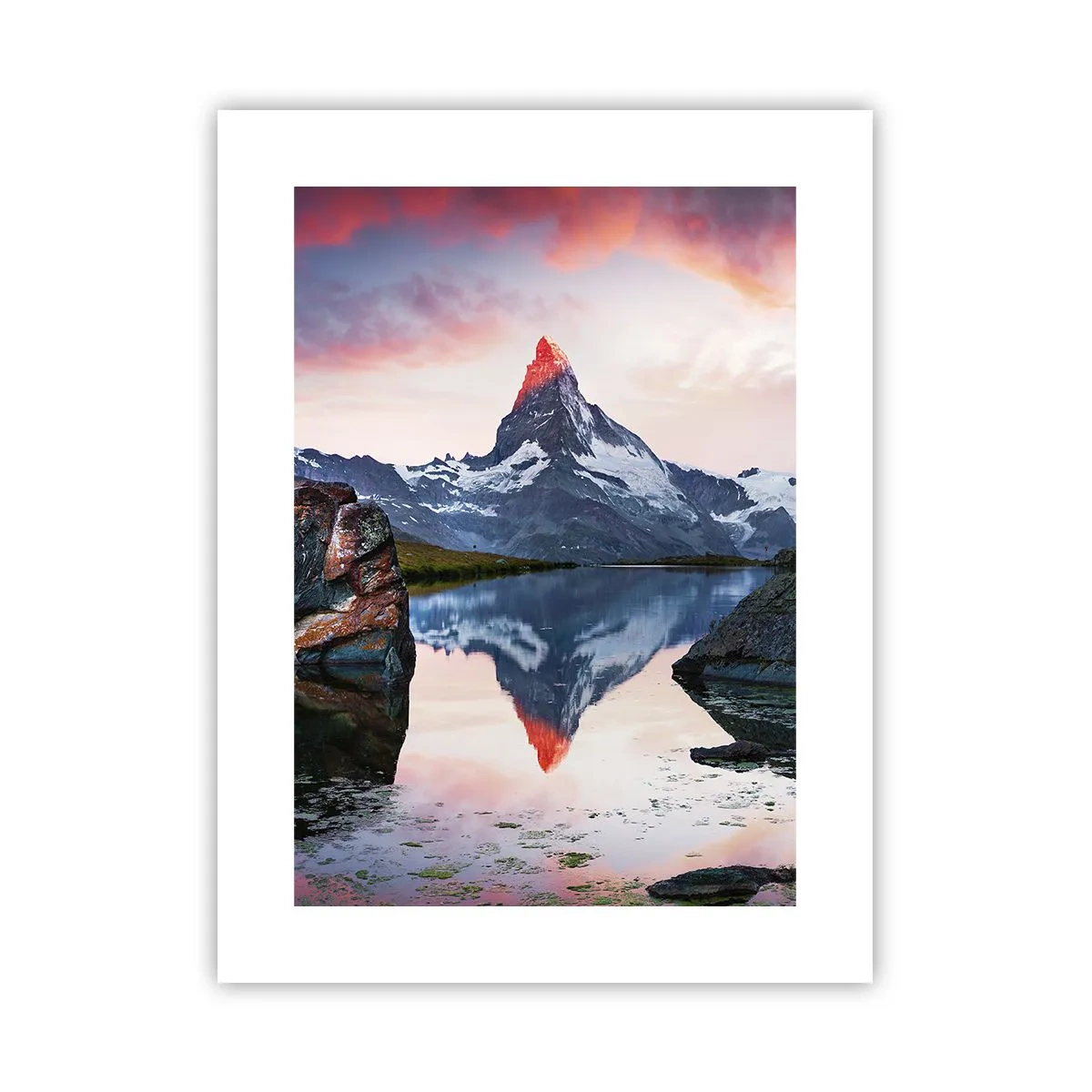 Poster - Inima munților este fierbinte - 30x40 cm