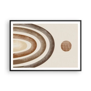 Poster în ramă neagră - Într-o galaxie îndepărtată - 100x70 cm