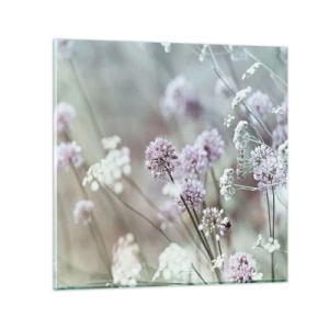 Tablou pe sticlă - Ierburi dulci filigranate - 30x30 cm