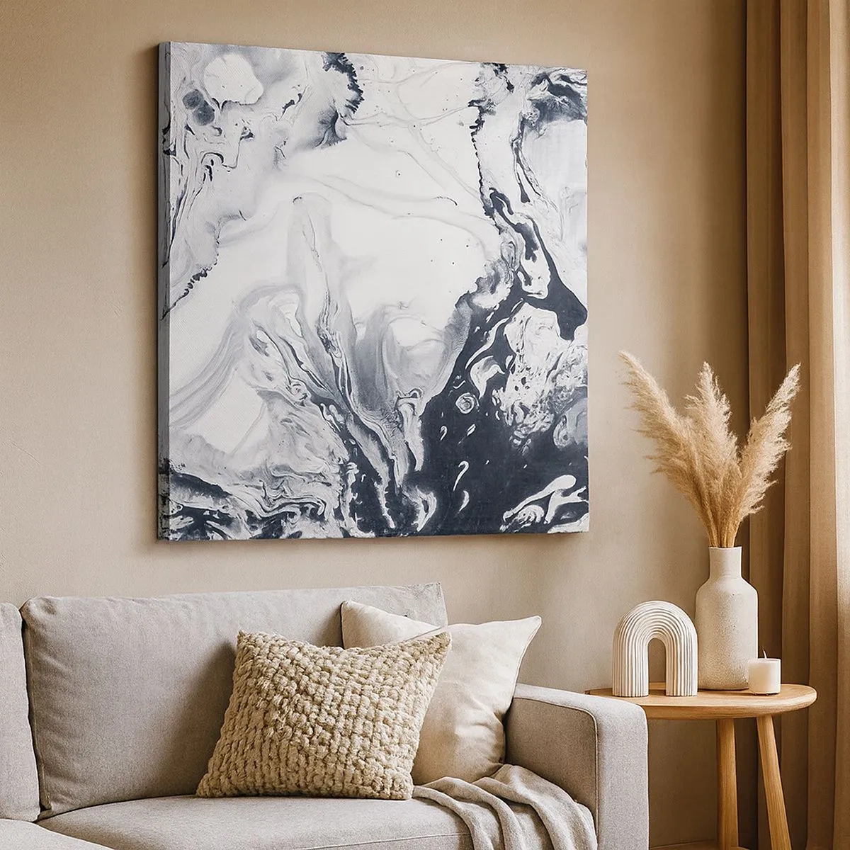 Tablou pe pânză - Interiorul Pământului - 30x30 cm