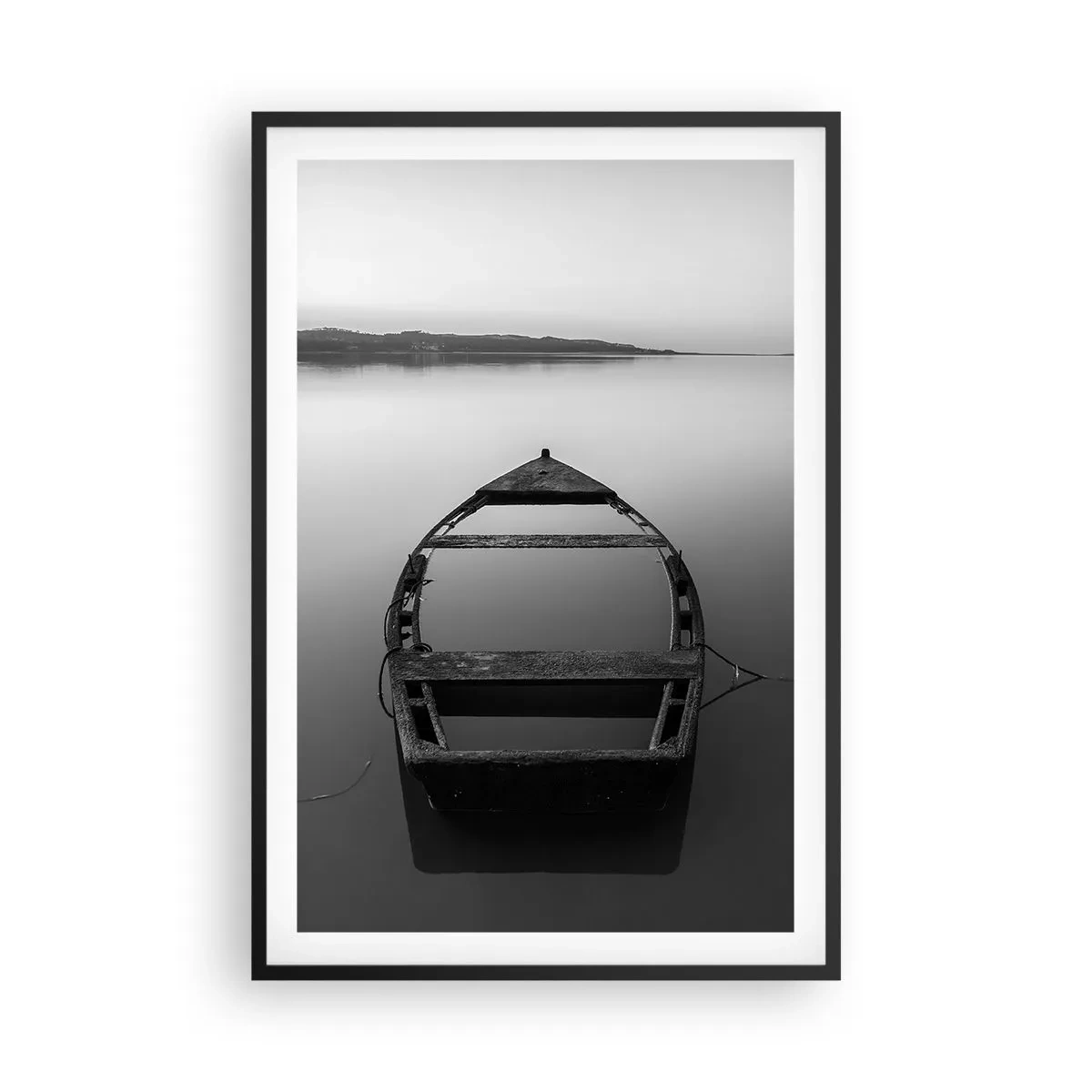 Poster în ramă neagră - Dor și melancolie - 61x91 cm