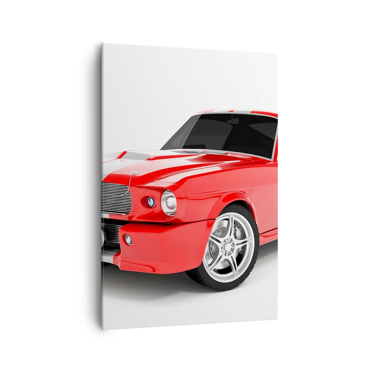 Tablou pe pânză - Mustang la fel de rapid ca vântul - 70x100 cm