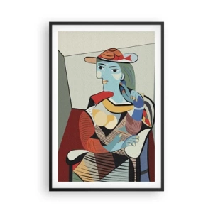 Poster în ramă neagră - Prin ochii lui Picasso - 61x91 cm