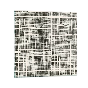 Tablou pe sticlă - O compoziție țesută - 70x70 cm