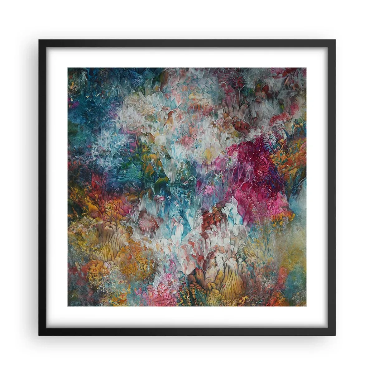 Poster în ramă neagră - În plină înflorire - 50x50 cm