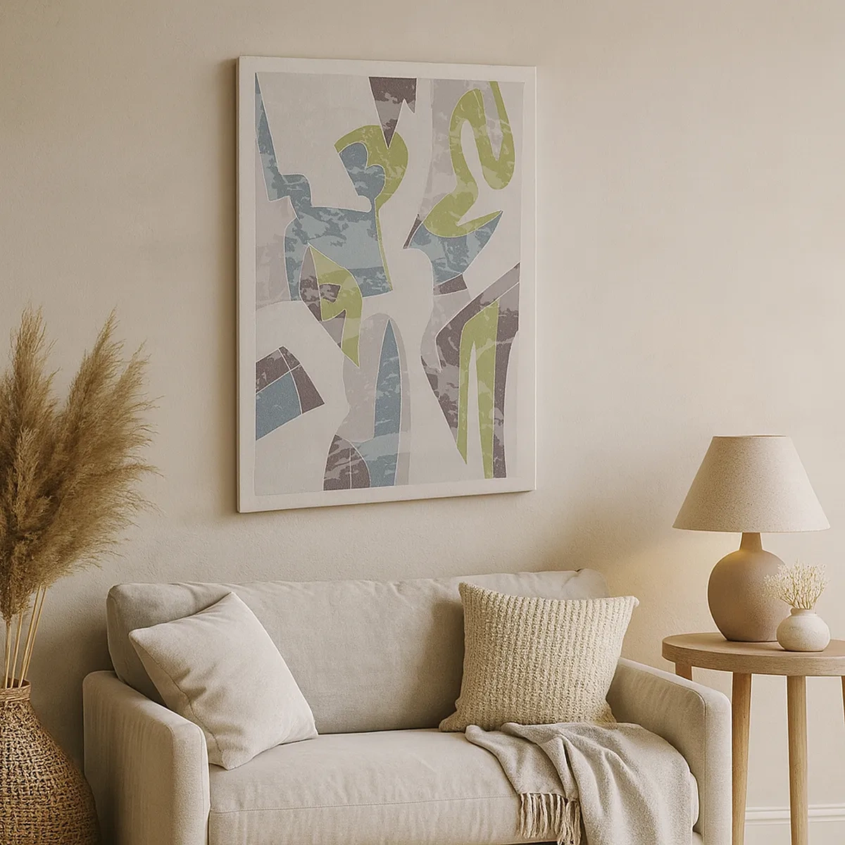 Tablou pe pânză - Compoziție din spatele geamului - 50x70 cm