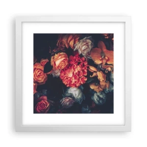 Poster în ramă albă - Ca la maeștri olandezi - 30x30 cm