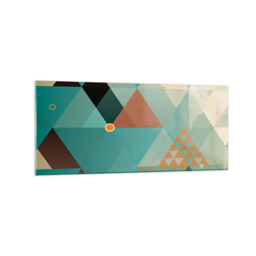 Tablou pe sticlă - Unitatea multiplicității, multiplicitatea unității - 120x50 cm