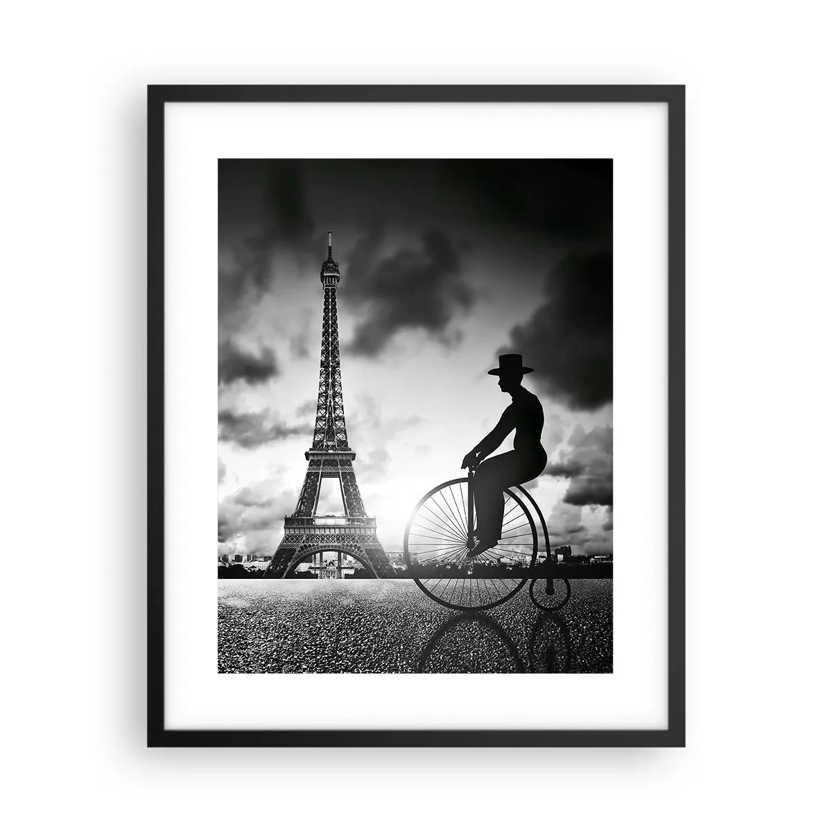 Poster în ramă neagră - Dorul de Belle Epoque - 40x50 cm