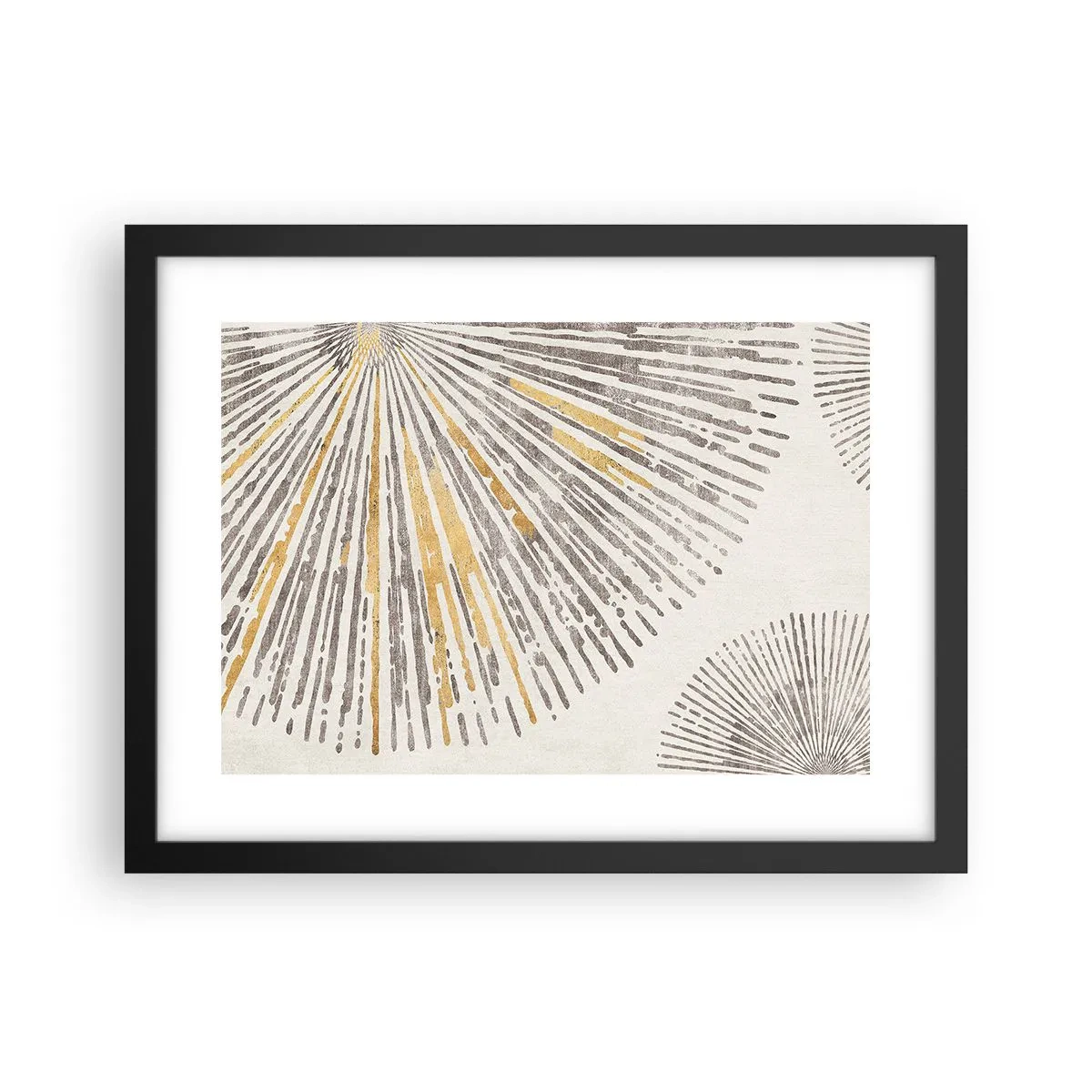 Poster în ramă neagră - Frumusețea razei - 40x30 cm