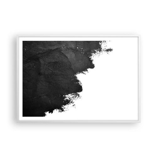 Poster în ramă albă - Elemente: pământ - 100x70 cm