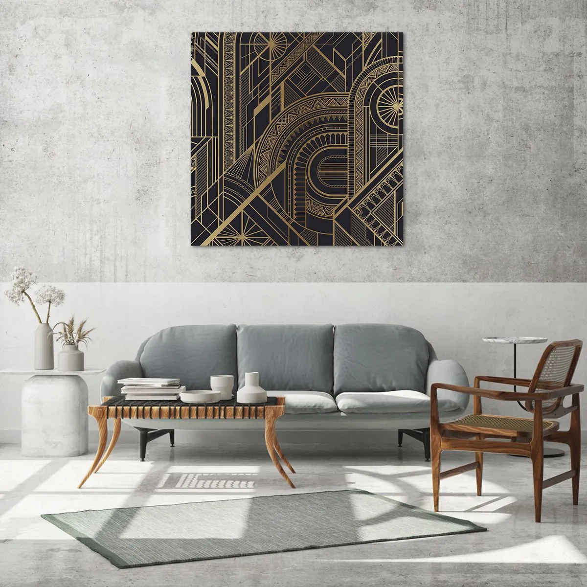 Tablou pe sticlă - Concepte, idei, planuri - 50x50 cm