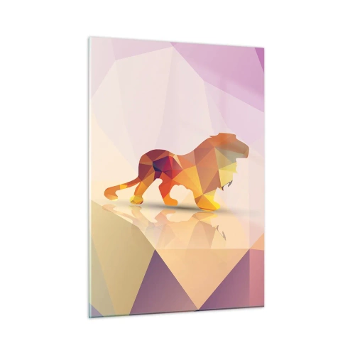 Tablou pe sticlă - Regele diamantat - 50x70 cm