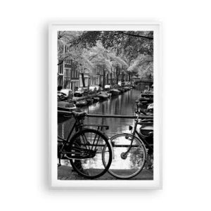 Poster în ramă albă - O perspectivă foarte olandeză - 61x91 cm