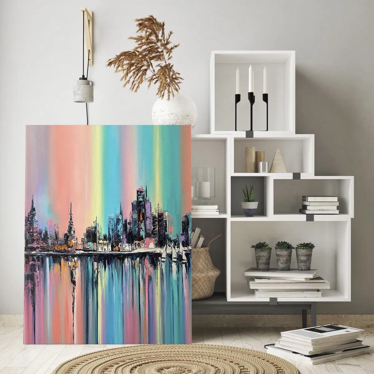 Tablou pe sticlă - Strălucește cu lumina nopții - 50x70 cm