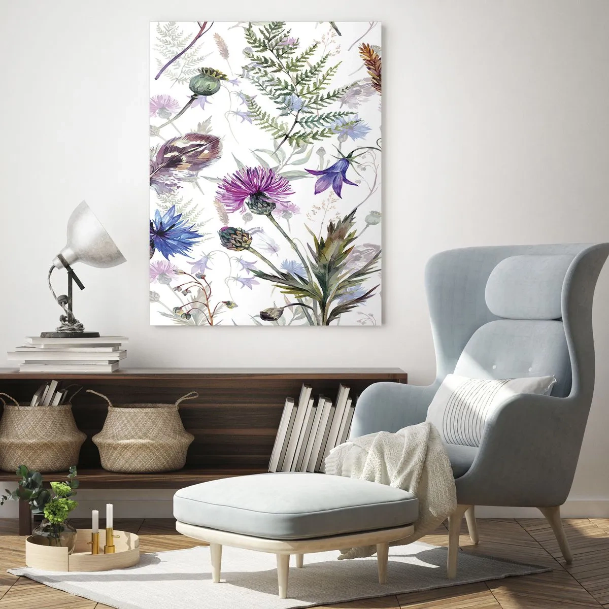 Tablou pe sticlă - Ierbarul polonez - 50x70 cm