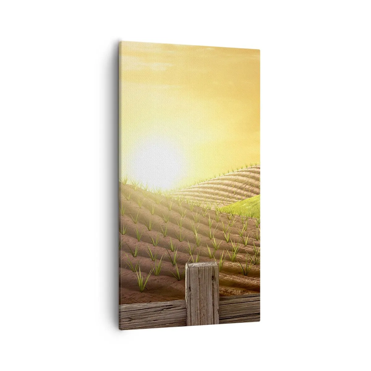 Tablou pe pânză - O fermă ca un basm - 55x100 cm