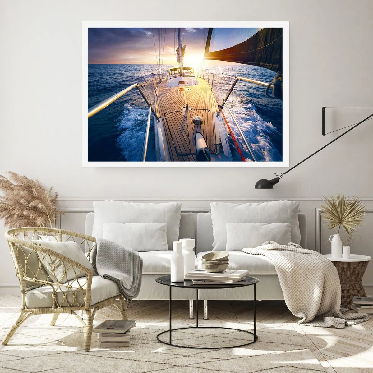 Poster - Alergând pe valuri - 40x30 cm