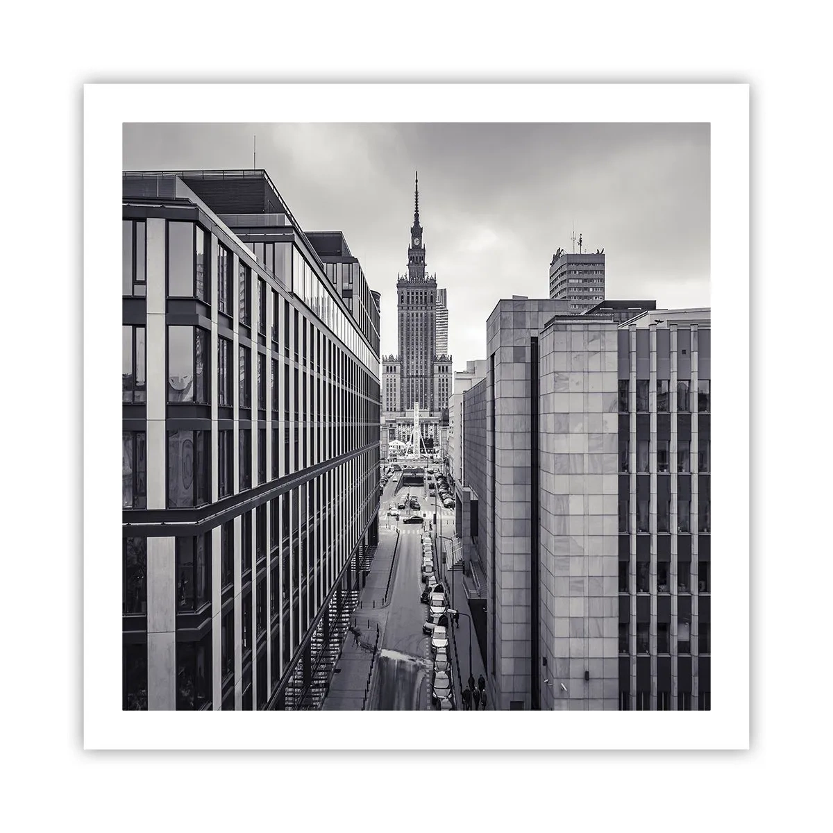 Poster - Vale citadină din Varșovia - 60x60 cm