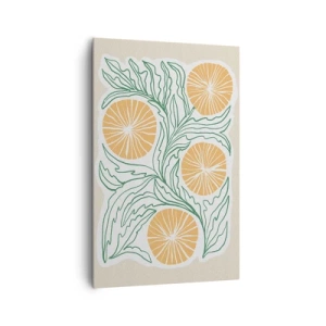 Tablou pe pânză - Etnic cu o notă de abstracție - 80x120 cm