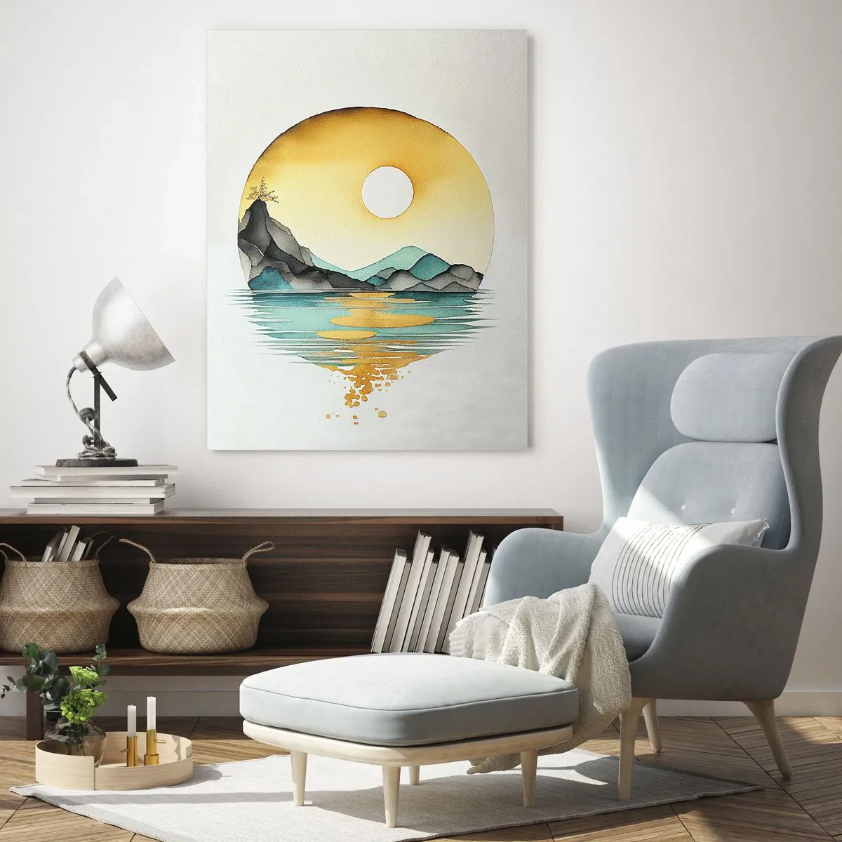 Tablou pe sticlă - În cercul de frumusețe - 70x100 cm