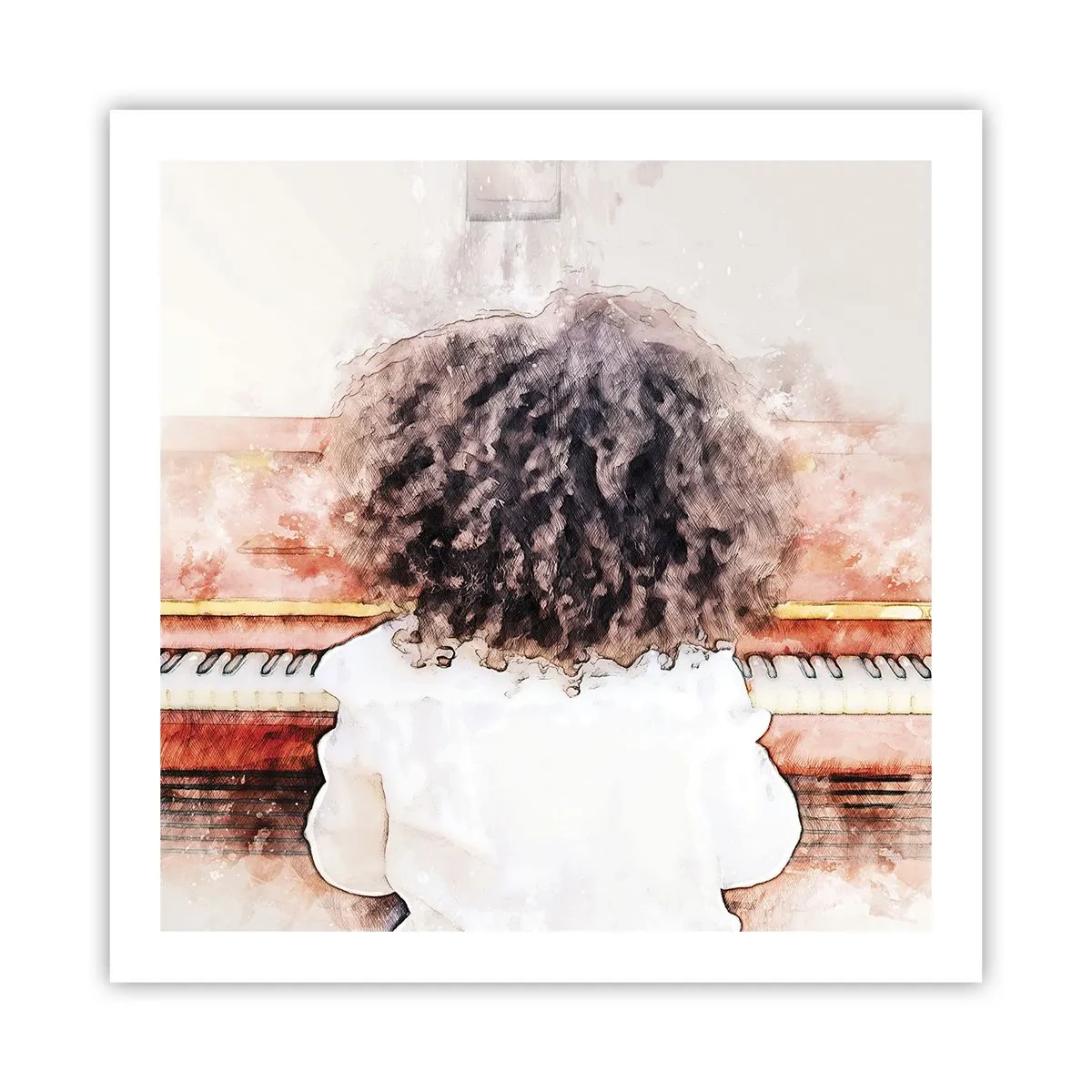 Poster - Într-o lume a muzicii - 60x60 cm