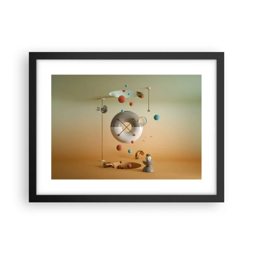 Poster în ramă neagră - Orice se poate întâmpla - 40x30 cm