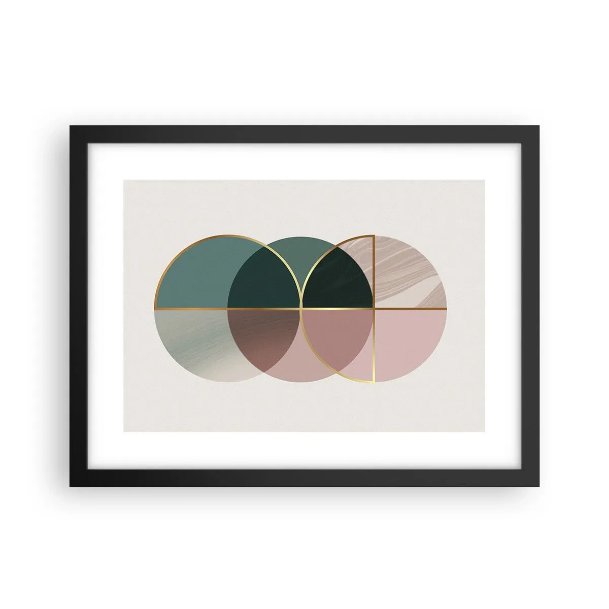 Poster în ramă neagră - Roată cu roată… - 40x30 cm