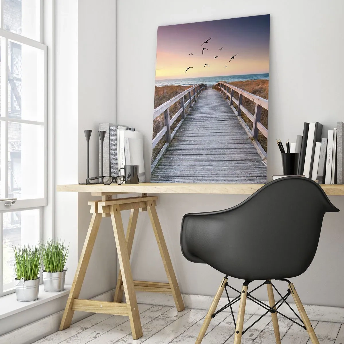 Tablou pe sticlă - Spațiul pentru a zbura - 50x70 cm
