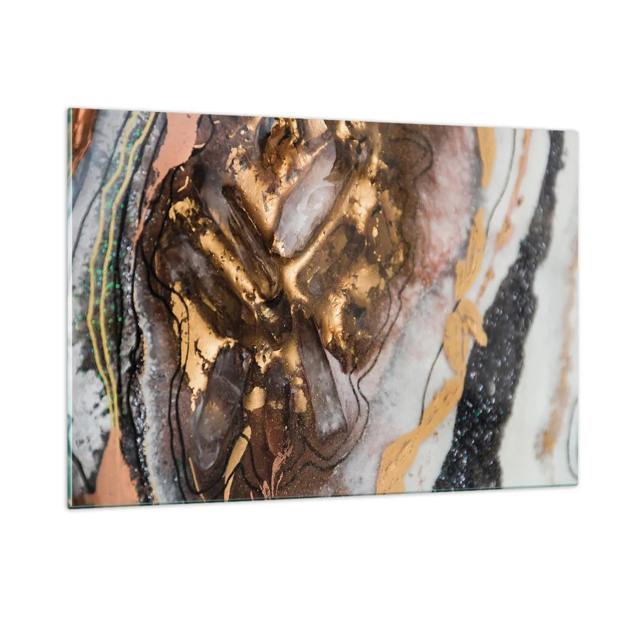 Tablou pe sticlă - Elementul pământ - 120x80 cm