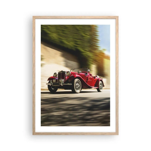 Poster în ramă de stejar deschis - Mai frumoasă decât Nike din Samothrace - 50x70 cm