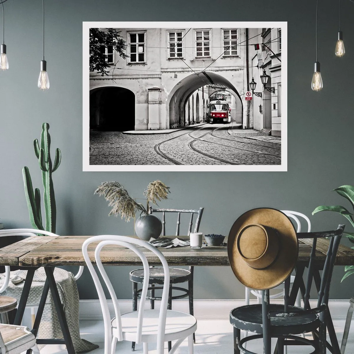 Poster - Printr-un labirint urban - 70x50 cm