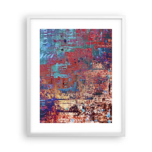 Poster în ramă albă - Memorie și uitare - 40x50 cm