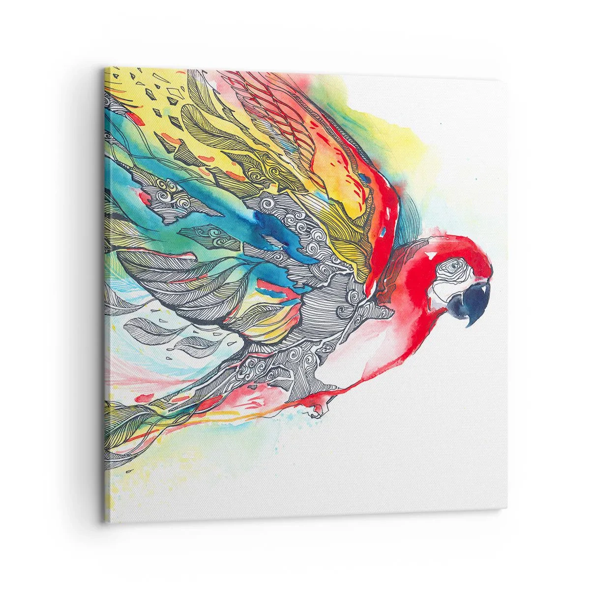 Tablou pe pânză - Trăiește în culori - 60x60 cm