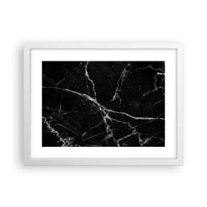 Poster în ramă albă - Viața secretă a unei pietre - 40x30 cm